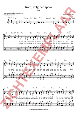 PDF-voorbeeld van Kom volg het spoor SATB