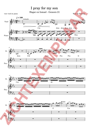 PDF-voorbeeld van I pray for my son (INSTR)